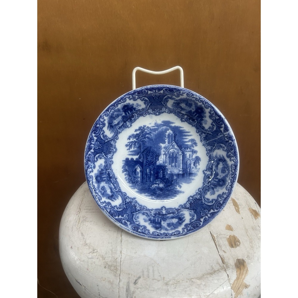 George Jones Abbey 8.5" Open Serving Bowl  (250) Flow Blue